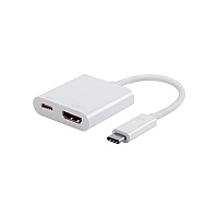 Monoprice Usb-c To Hdmi & Usb-c (f) Dualport Adptr (15244)