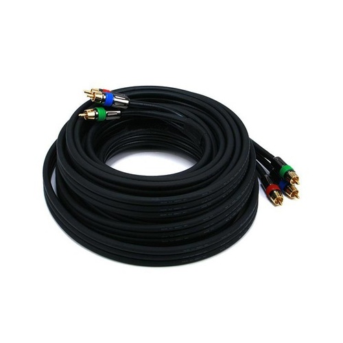 Monoprice Cl2 3-rca Coaxial (rg-6/u) - Black 25ft (2771)