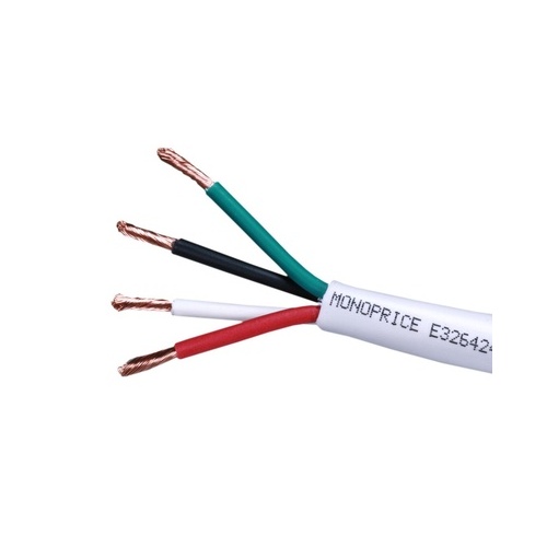 Monoprice Spekaer Wire 18awg Cl2 4-conductor _100 (4043)