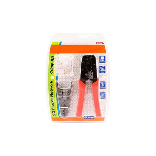 Monoprice Rj-45/rj11 Stripping And Crimping Tool (8140)