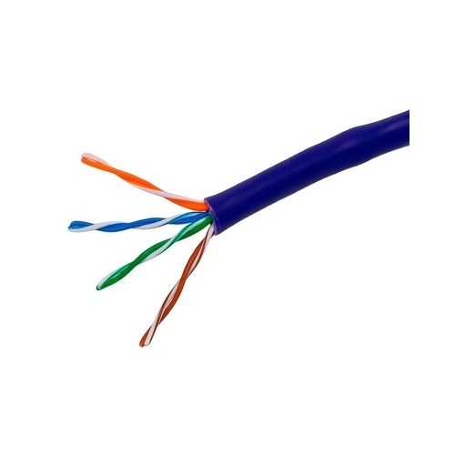 Monoprice Cat5e Utp Solid (cmr) - Purple - 1000ft (12761)
