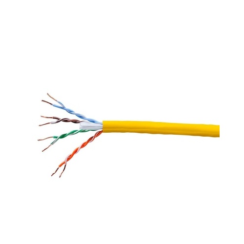 Monoprice Cat5e Utp Solid_ Plenum(cmp)1000ft Yelw (13740)