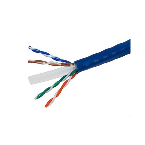 Monoprice Cat6 Utp Stranded (cm) 1000ft - Blue (2270)