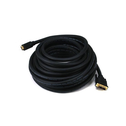 Monoprice Hdmi To Dvi Adapter Cable - Black 50ft (2810)
