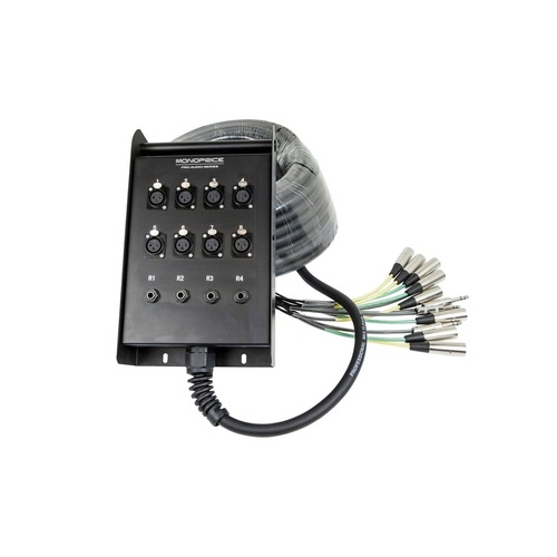 Monoprice Snake 12-chan,8 Xlr,4 Trs Box - 50 Ft (604120)