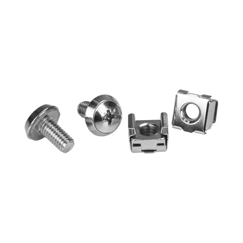 StarTech M6 Rack Screws And Cage Nuts - 20 Pack (CABSCRWM620)
