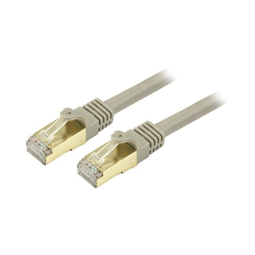 StarTech 2 Ft Cat6a Ethernet Cable - Stp Gray (C6ASPAT2GR)