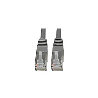 Tripp Lite Cat6 Cat5e Molded Patch Cable Gray 1ft (N200001GY)