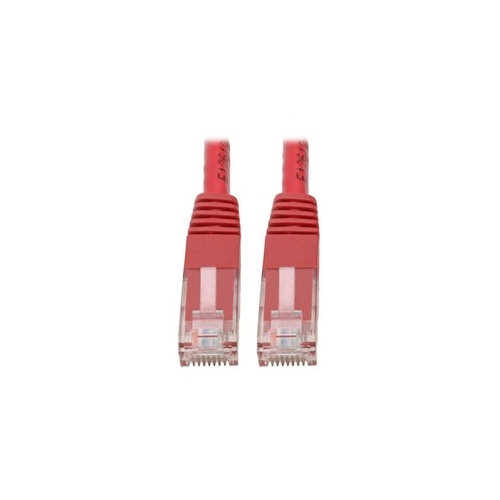 Tripp Lite Cat6 Cat5e Molded Patch Cable Red 1ft (N200001RD)