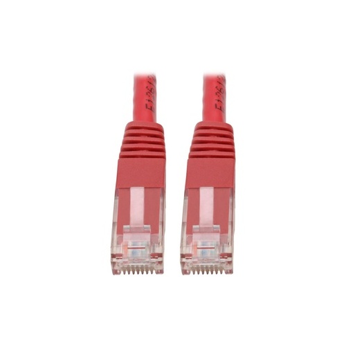 Tripp Lite Cat6 Cat5e Molded Patch Cable Red 50ft (N200050RD)