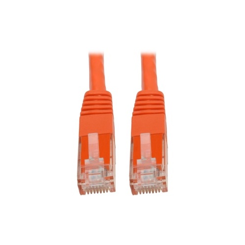 Tripp Lite Cat6 Cat5 Molded Patch Cable Org 100ft (N200100OR)