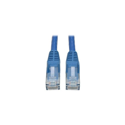Tripp Lite Cat6 Snagless Molded Patch Cable Blu 8ft (N201008BL)
