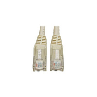 Tripp Lite Cat6 Snagless Molded Patch Cable Wht 8ft (N201008WH)