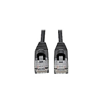 Tripp Lite Cat6a Snagless Molded Slim Cable Bk 1ft (N261S01BK)