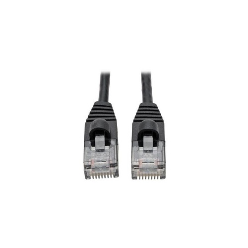 Tripp Lite Cat6a Snagless Molded Slim Cable Bk 2ft (N261S02BK)