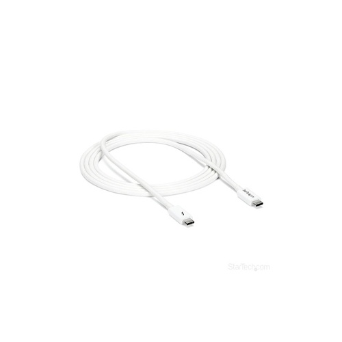 StarTech Thunderbolt 3 Cable 2m 20gbps White (TBLT3MM2MW)