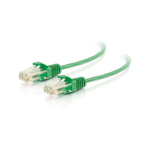 C2G 1ft Slim Cat6 Cable Utp Green (01160)