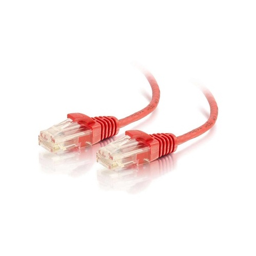 C2G 3ft Slim Cat6 Cable Utp Red (01166)