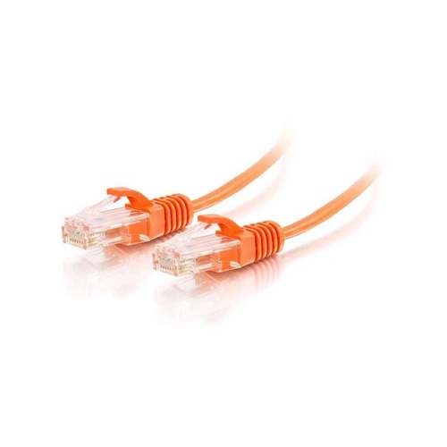 C2G 7ft Slim Cat6 Cable Utp Orange (01178)