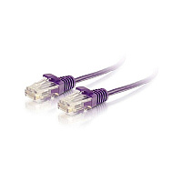 C2G 1ft Slim Cat6 Cable Utp Purple (01180)