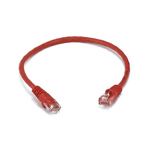 Monoprice Cat6 Utp Ethernet Cable_ 1ft Red (2290)