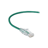 Black Box Cat6a 500-mhz Snagless 28awg Stranded Ethernet Patch Cable - Unshielded (utp), Cm Pvc (rj45 M/m), Green, 3-ft. (0.9-m) (C6APC28GN03)