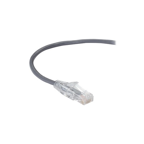 Black Box Cat6a 500-mhz Snagless 28awg Stranded Ethernet Patch Cable - Unshielded (utp), Cm Pvc (rj45 M/m), Gray, 10-ft. (3.0-m) (C6APC28GY10)