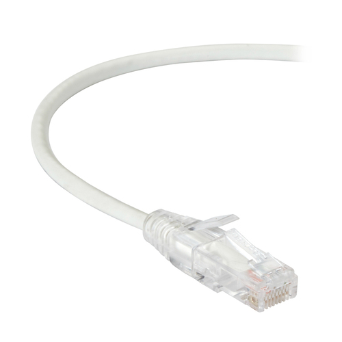 Black Box Cat6a 500-mhz Snagless 28awg Stranded Ethernet Patch Cable - Unshielded (utp), Cm Pvc (rj45 M/m), White, 2-ft. (0.6-m) (C6APC28WH02)