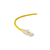 Black Box Cat6a 500-mhz Snagless 28awg Stranded Ethernet Patch Cable-unshielded (utp), Cm Pvc (rj45 M/m), Yellow, 4-ft. (1.2-m) (C6APC28YL04)