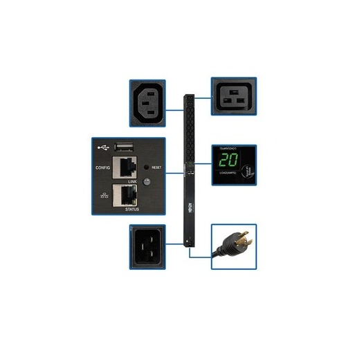 Tripp Lite Pdu Monitored 18 C13 2 C19 Lx Interface (PDUMNV20HV2LX)