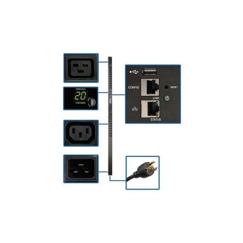 Tripp Lite Pdu Monitored 20 C13 4 C19 Lx Platform (PDUMNV20HVLX)