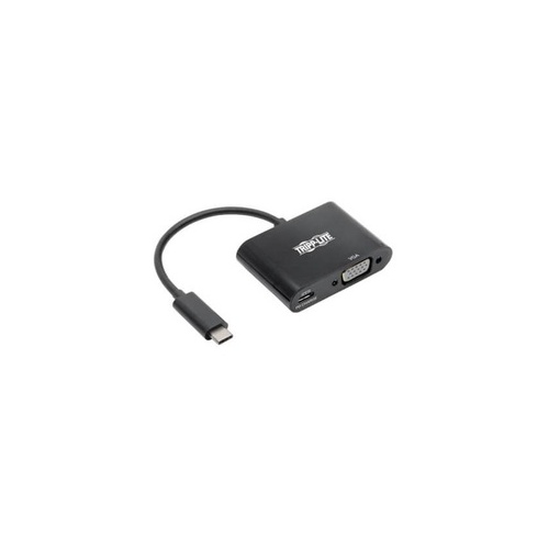 Tripp Lite Usb C To Vga Adapter W/pd Charging 1080p (U44406NVBC)