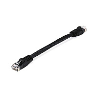 Monoprice Cat5e Patch Cable_ 6-inch Black (4974)