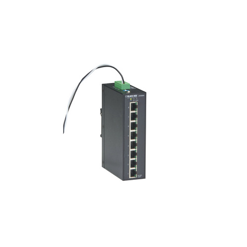 Black Box Gigabit Ethernet (1000-mbps) Extreme Temperature Poe+ Switch - (8) 10/100/1000-mbps Copper Rj45 Poe+, Gsa, Taa (LPH008AR2)