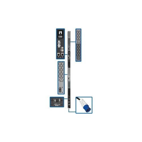 Tripp Lite 3-phase Pdu Monitored 42 C13; 6 C19 60a (PDU3EVN10G60B)