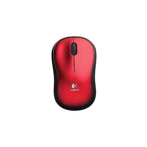 Logitech Wireless Mouse M185 - Red (910003635)