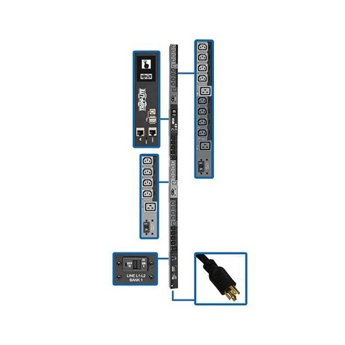 Tripp Lite 3ph Pdu Switched 200/208/240v 24c13 6c19 (PDU3EVSR10L2130)