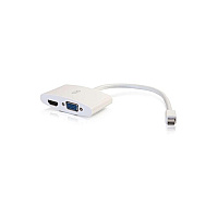C2G Mini Displayport To Vga Hdmi Adapter Wht (28272)