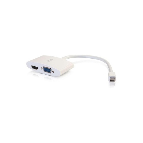 C2G Mini Displayport To Vga Hdmi Adapter Wht (28272)