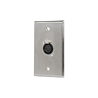 Monoprice Xlr Female 3 Pin One Port Wall Plate (7396)