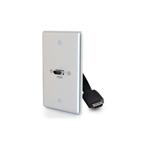 C2G Hdmi Pass Through Single Gang Wall Plate (39870)