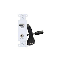C2G Wall Plate With Hdmi Pigtail And 3.5mm (39872)