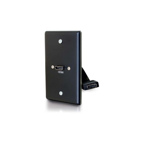 C2G Single Gang Wall Plate With Hdmi Pigtail (39878)