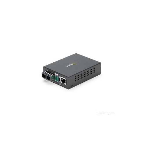 StarTech Sm Fiber Ethernet Media Converter Sc Gbe (MCMGBSCSM10)