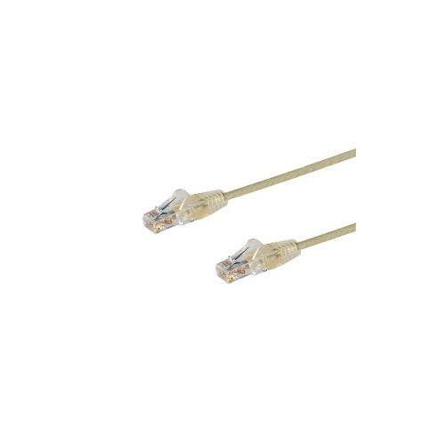 StarTech Cable - Gray Slim Cat6 Patch Cord 1 Ft (N6PAT1GRS)