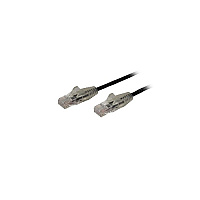 StarTech Cable - Black Slim Cat6 Patch Cord 6 Ft (N6PAT6BKS)