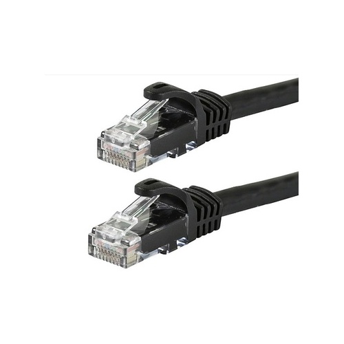Monoprice Flexboot Cat5e 24awg Cable_ 10ft Black (11235)