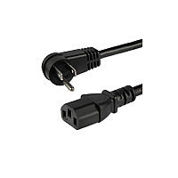 StarTech 10ft Power Cord, Angled Nema5-15p To C13 (PXTR10110)