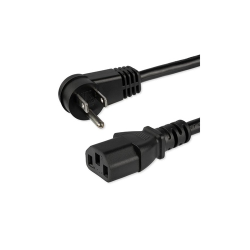 StarTech 10ft Power Cord, Angled Nema5-15p To C13 (PXTR10110)