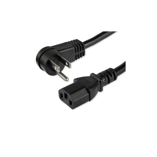 StarTech 6ft Power Cord, Angled Nema5-15p To C13 (PXTR1016)